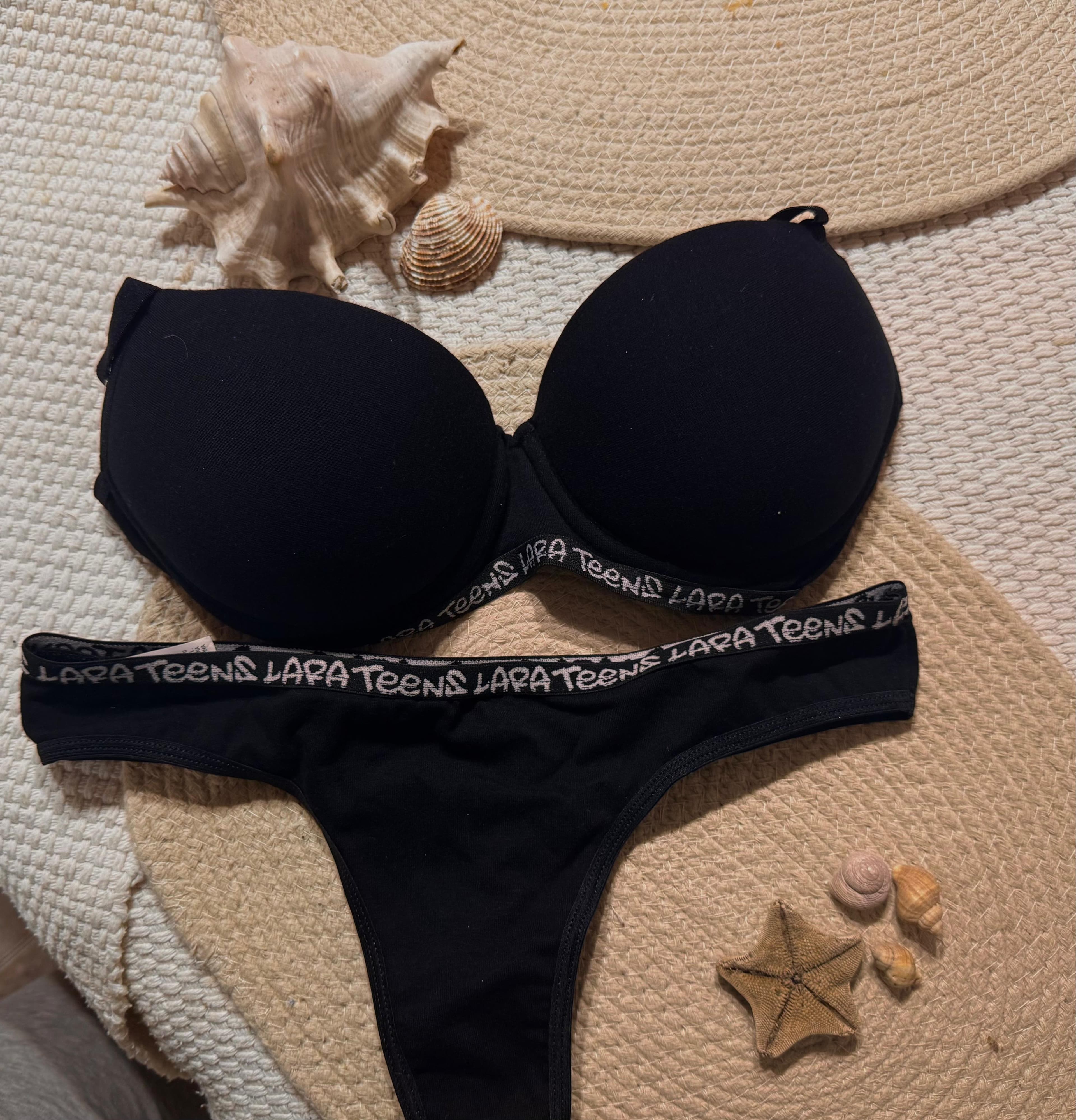 Conjunto Algodon Lara — Negro Classic